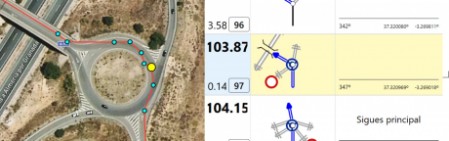 Esempio di costruzione nota rotonda con distanze ODO corrette
