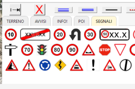 Cerca e/o aggiungi la tua icona nel tabulatore appropriato